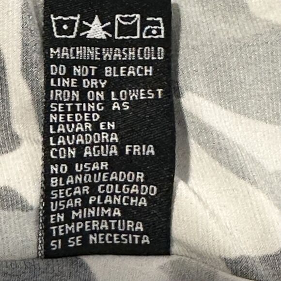 Perceptions Black White Grey Floral Sleeveless Boatneck Knee Length Dress Sz 6P - Picture 7 of 7